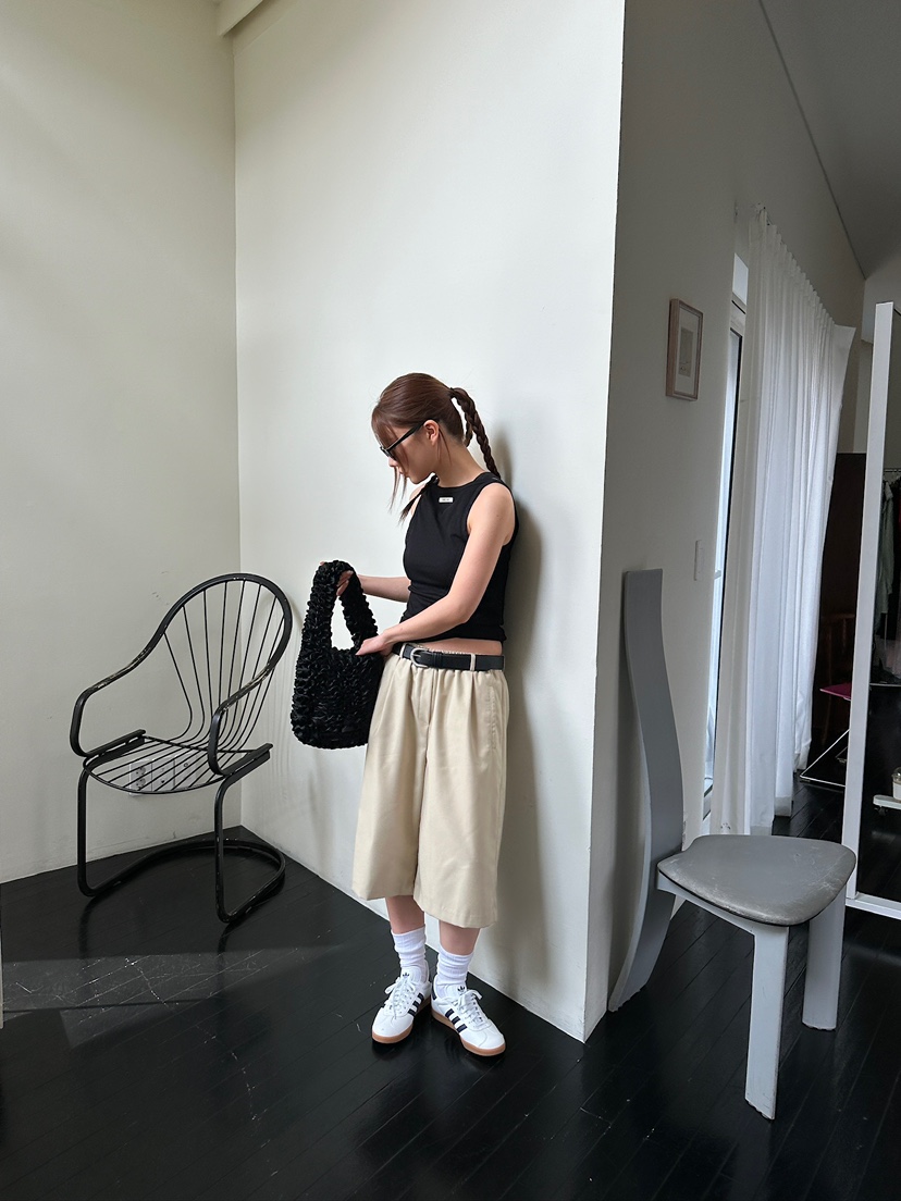 UNBOUND韓國直郵女裝新品時尚人氣25春夏職業真品短褲不含腰帶UNBOUND短褲