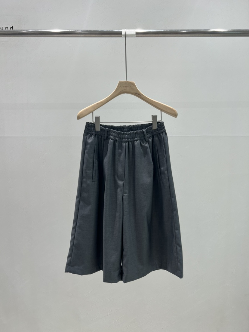 UNBOUND韓國直郵女裝新品時尚人氣25春夏職業真品短褲不含腰帶UNBOUND短褲圖色2