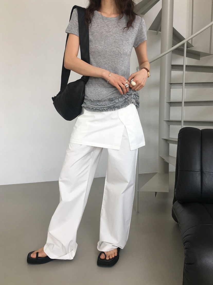 MONDAYMORING韓國㊣直郵東大門代購女裝新品人氣熱賣休閑裙褲MONDAYMORING裙褲