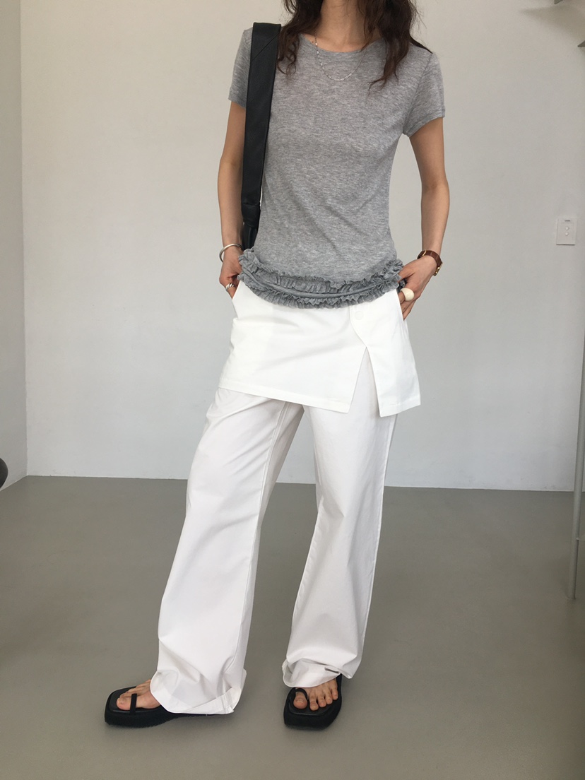 MONDAYMORING韓國㊣直郵東大門代購女裝新品人氣熱賣休閑裙褲MONDAYMORING裙褲
