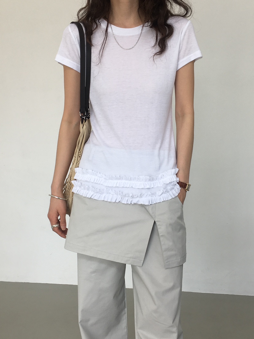 MONDAYMORING韓國直郵㊣女裝新款熱賣人氣時尚推薦休閑25春夏T恤MONDAYMORINGT恤