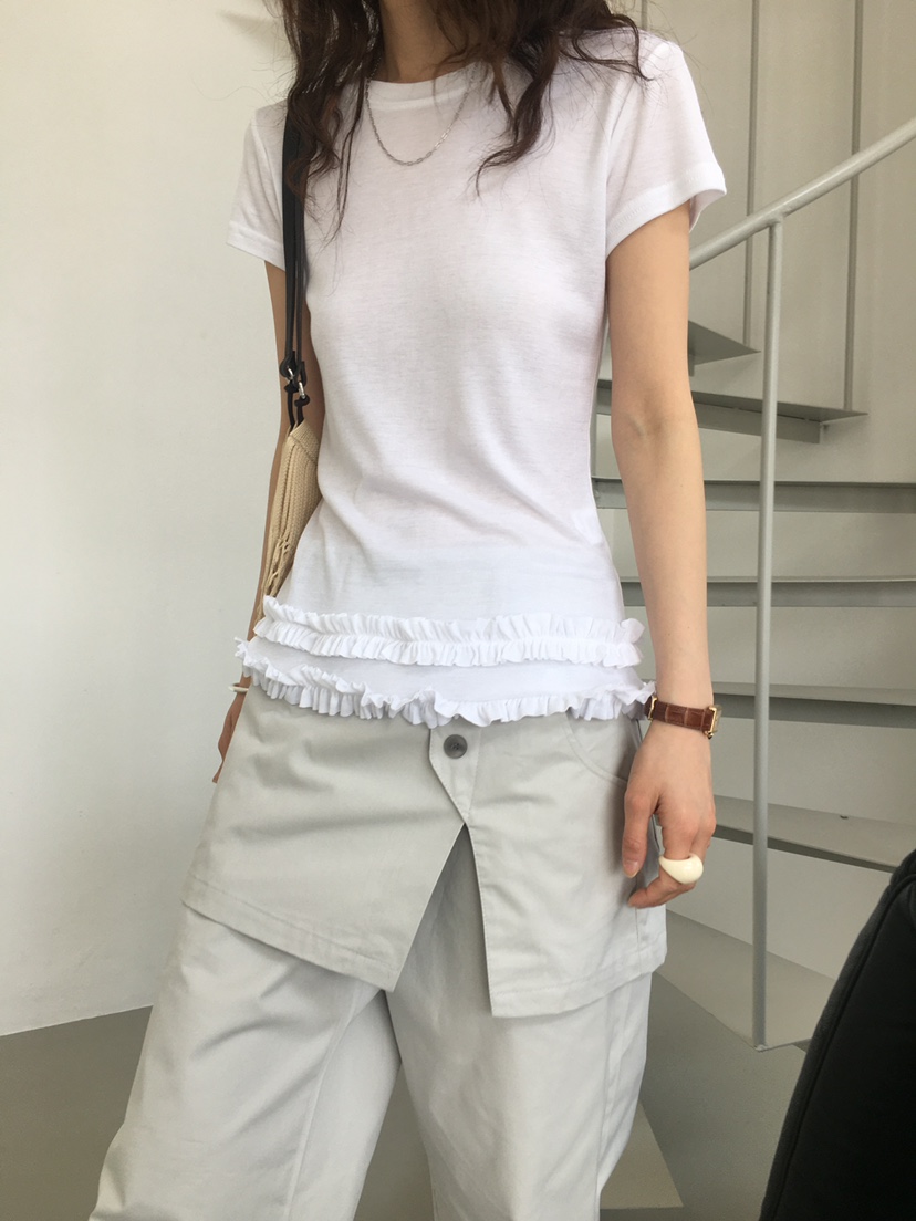 MONDAYMORING韓國直郵㊣女裝新款熱賣人氣時尚推薦休閑25春夏T恤MONDAYMORINGT恤
