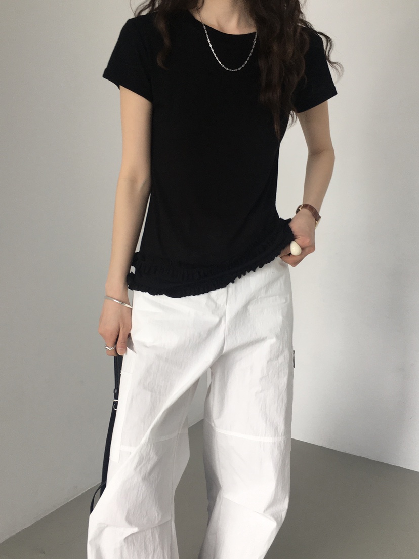 MONDAYMORING韓國直郵㊣女裝新款熱賣人氣時尚推薦休閑25春夏T恤MONDAYMORINGT恤