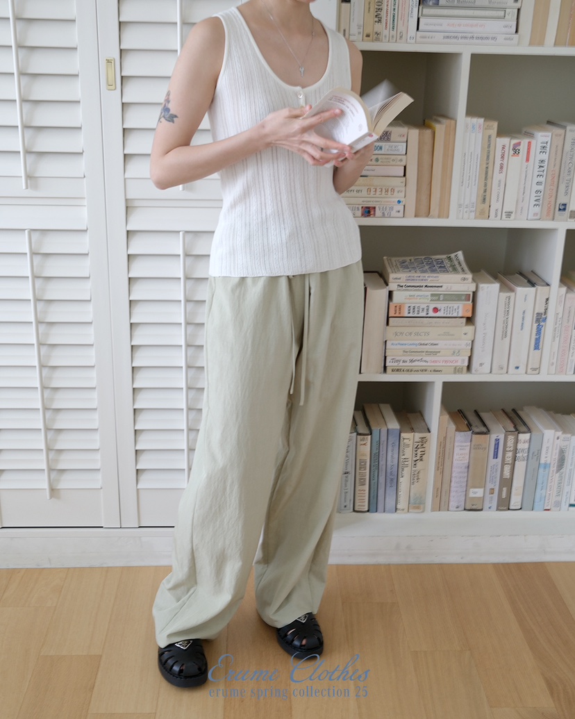 ERUME韓國㊣直郵東大門代購女裝新品熱賣時尚人氣休閑休閑褲ERUME休閑褲