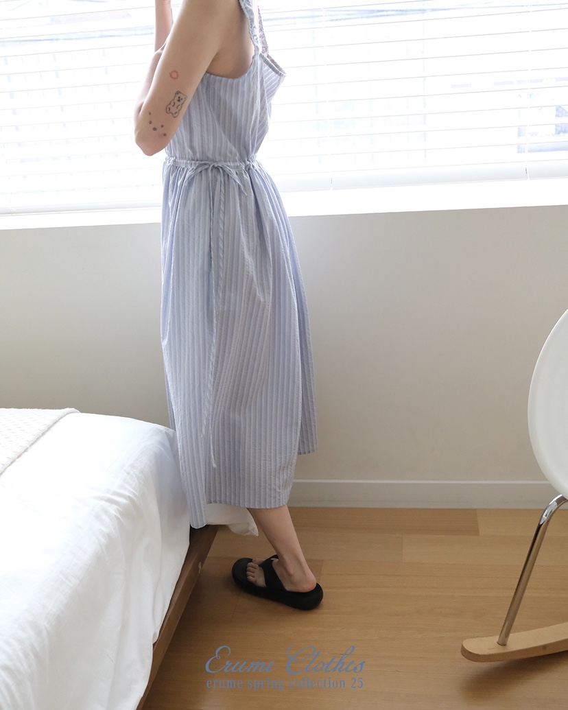 ERUME韓國直郵㊣東大門實拍女裝新品休閑人氣推薦25春夏連衣裙ERUME連衣裙