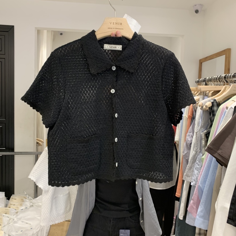 VENIR-a韓國直郵㊣女裝新品25春夏人氣熱賣推薦襯衫蕾絲衫VENIR-a襯衫/蕾絲衫圖色2