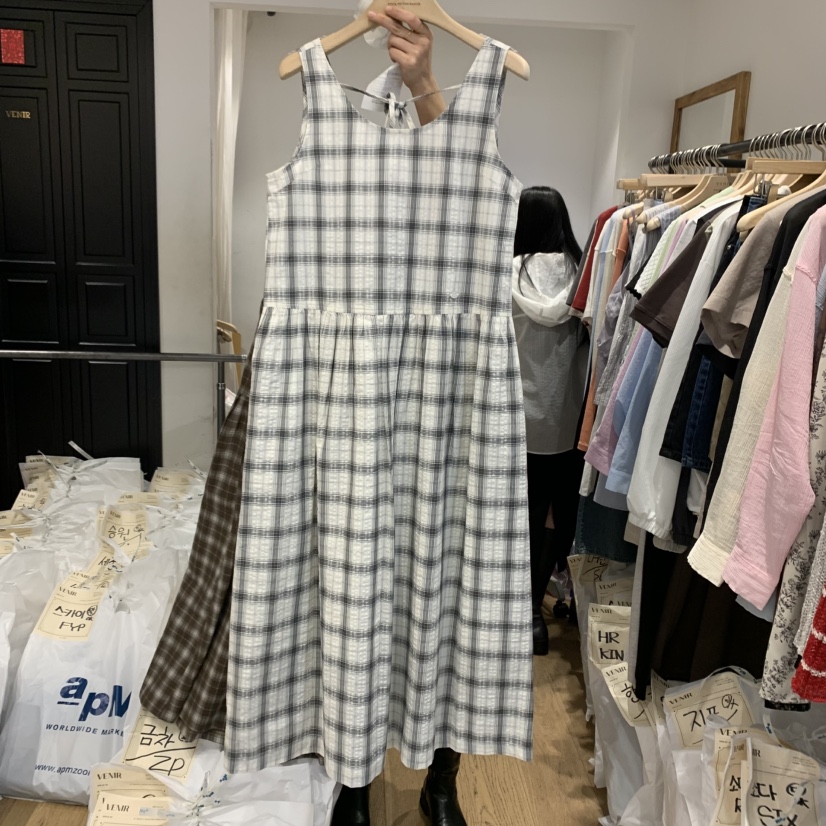VENIR-a韓國直郵㊣女裝新品25春夏熱賣人氣休閑時尚連衣裙VENIR-a連衣裙圖色3