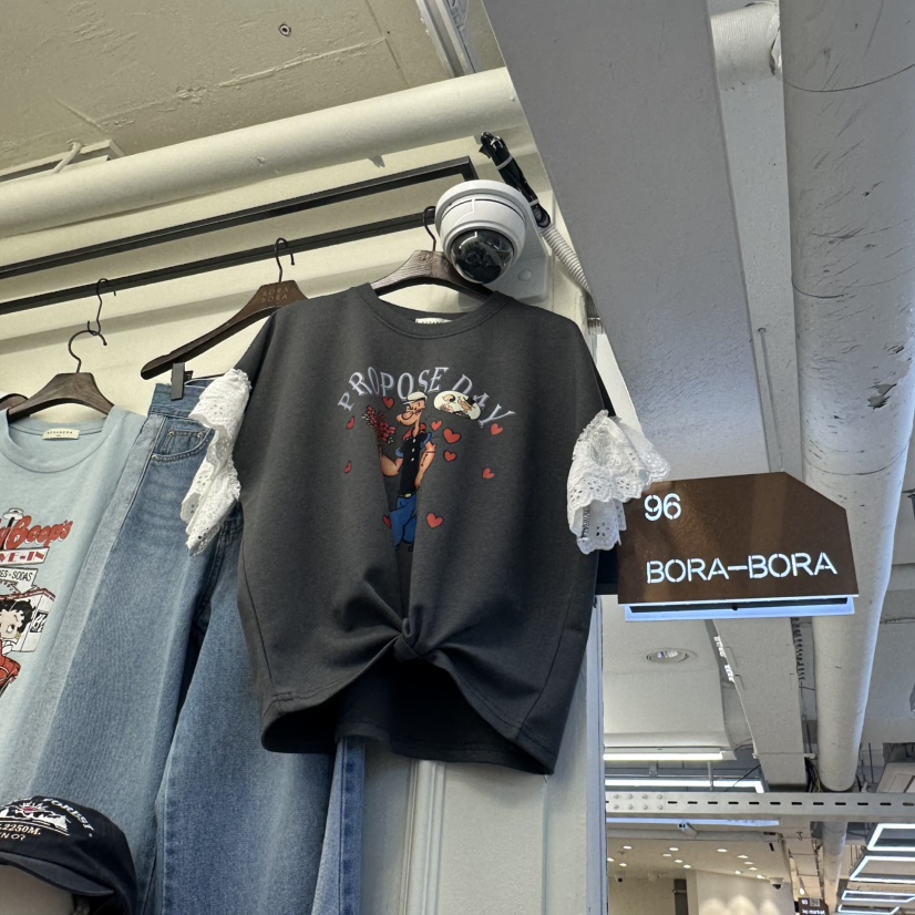 BORA BORA韓國㊣直郵東大門代購女裝新品休閑時尚人氣推薦T恤BORA BORAT恤