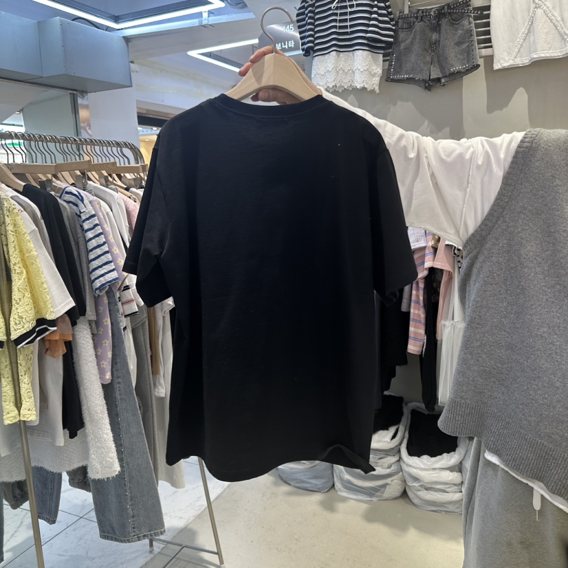 BONITA-Q韓國直郵㊣女裝新品熱賣25春夏休閑推薦人氣T恤口袋BONITA-QT恤