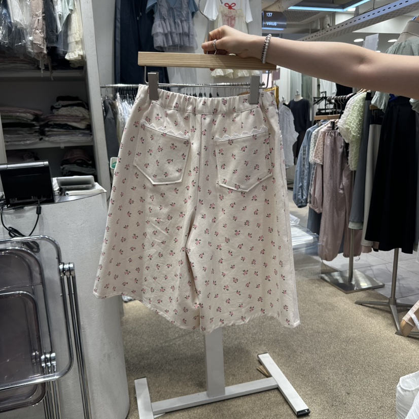 VIRUS韓國㊣直郵東大門代購女裝新品人氣休閑熱賣時尚25春夏短褲VIRUS短褲