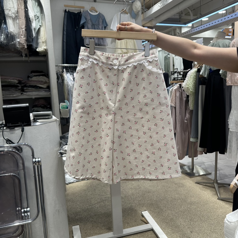 VIRUS韓國㊣直郵東大門代購女裝新品人氣休閑熱賣時尚25春夏短褲VIRUS短褲圖色2