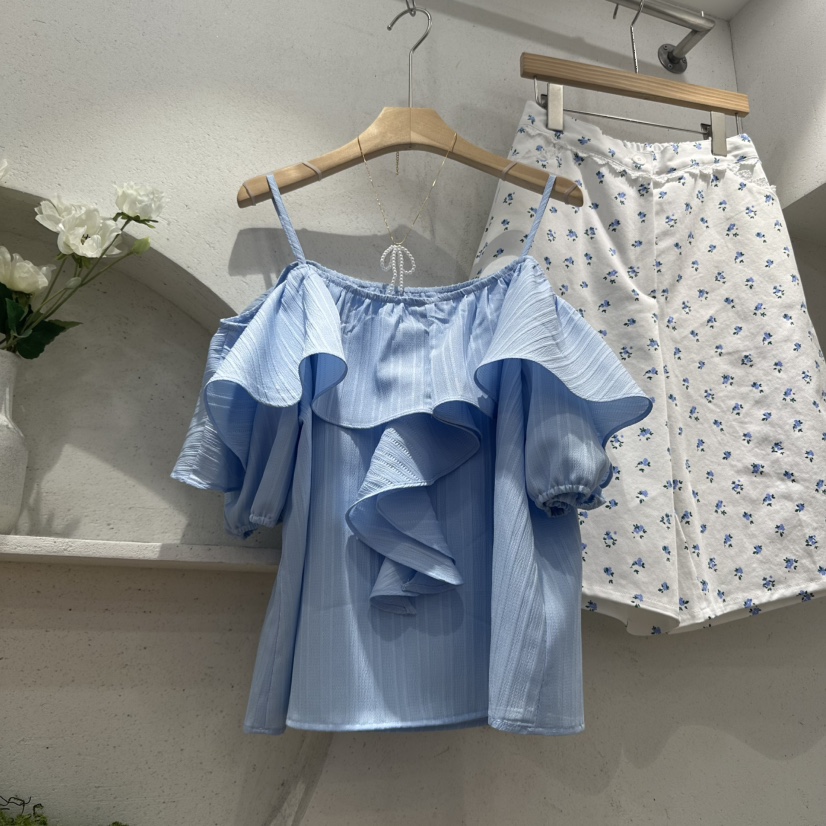 VIRUS韓國㊣直郵東大門代購女裝新款時尚熱賣休閑25春夏吊帶背心VIRUS吊帶/背心