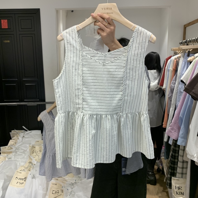 VENIR-a直郵韓國代購㊣女裝新款人氣休閑25春夏推薦吊帶背心VENIR-a吊帶/背心圖色3