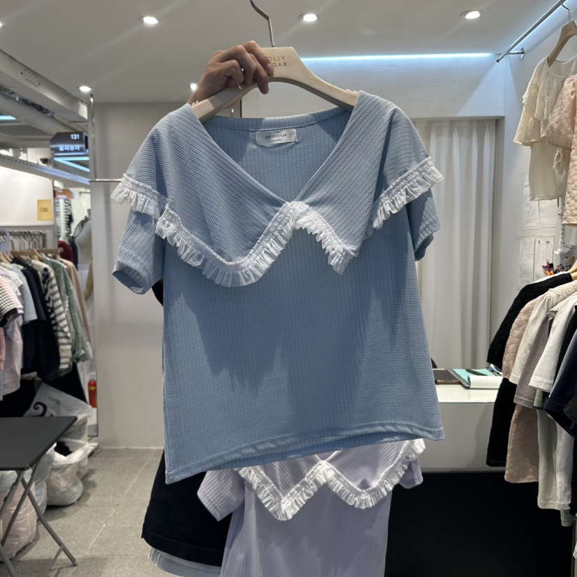 PIT A PAT直郵韓國代購㊣女裝新品時尚熱賣人氣休閑25春夏T恤PIT A PATT恤圖色1