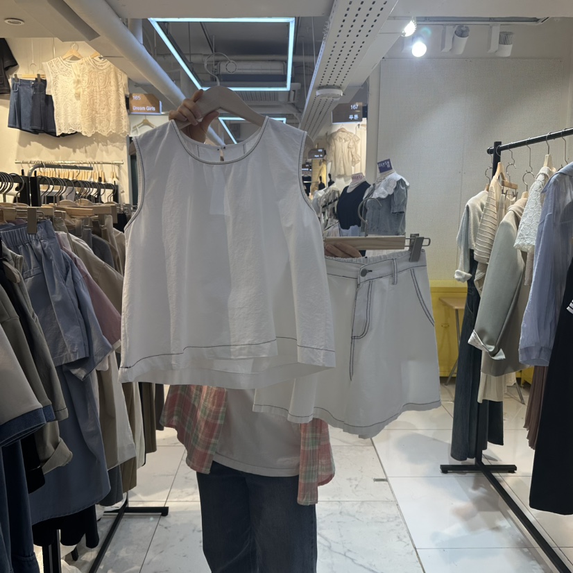 DREAM GIRIS韓國直郵㊣東大門實拍女裝新品休閑熱賣套裝套裝DREAM GIRIS/HOT PLACE套裝圖色2