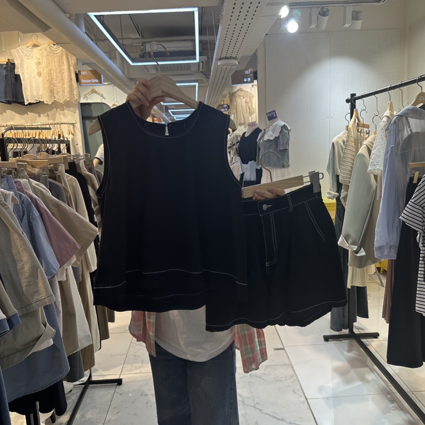 DREAM GIRIS韓國直郵㊣東大門實拍女裝新品休閑熱賣套裝套裝DREAM GIRIS/HOT PLACE套裝圖色3