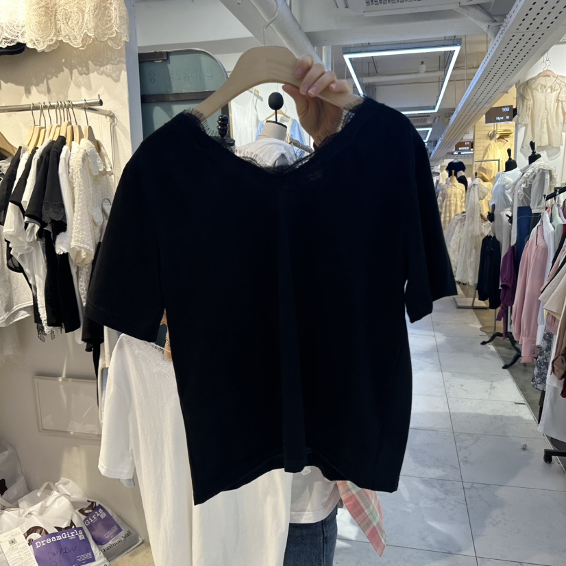 DREAM GIRIS直郵韓國代購㊣女裝新品25春夏人氣推薦熱賣T恤DREAM GIRIS/HOT PLACET恤