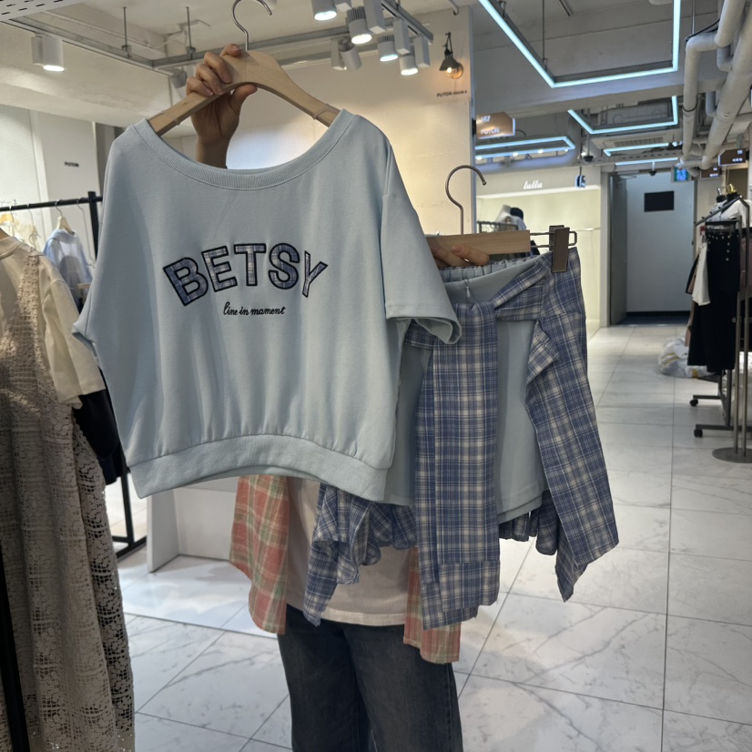 DREAM GIRIS韓國直郵㊣東大門實拍女裝新品休閑套裝套裝格紋DREAM GIRIS/HOT PLACE套裝圖色4