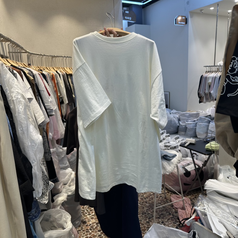 THE LINE-Q韓國㊣直郵東大門代購女裝新品時尚熱賣人氣T恤THE LINE-qT恤