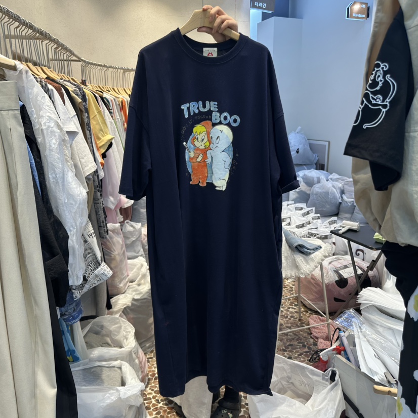 THE LINE-Q韓國直郵㊣女裝新款時尚人氣休閑推薦25春夏連衣裙THE LINE-q連衣裙圖色2