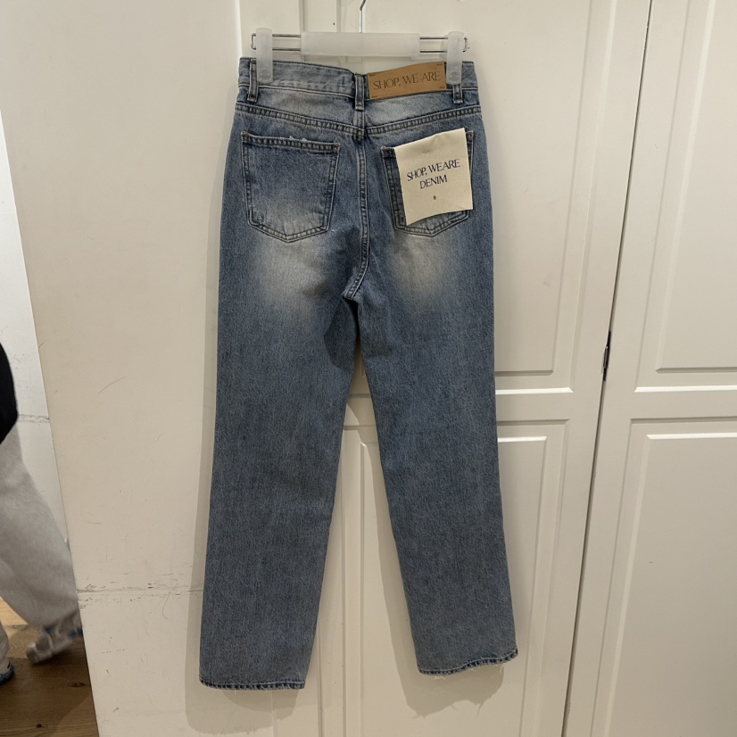 WE ARE/WELOVER韓國直郵㊣東大門實拍女裝新品推薦牛仔褲SHOP_WE ARE牛仔褲