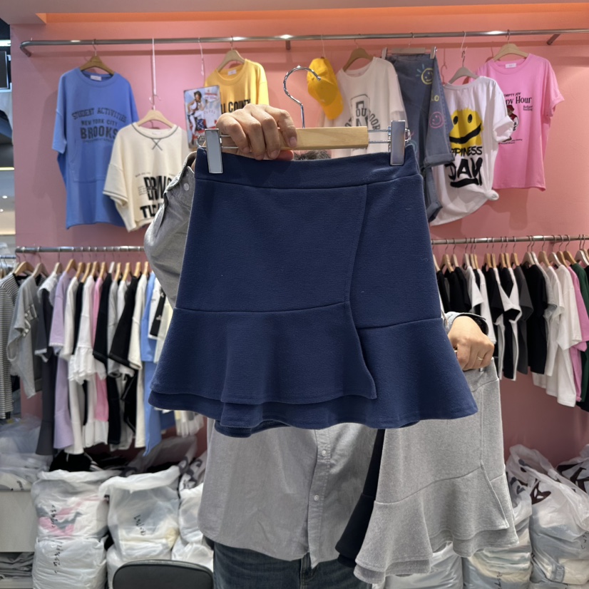 K STORY直郵韓國代購㊣女裝新品熱賣休閑時尚推薦裙褲裹身裙K STORY裙褲圖色2