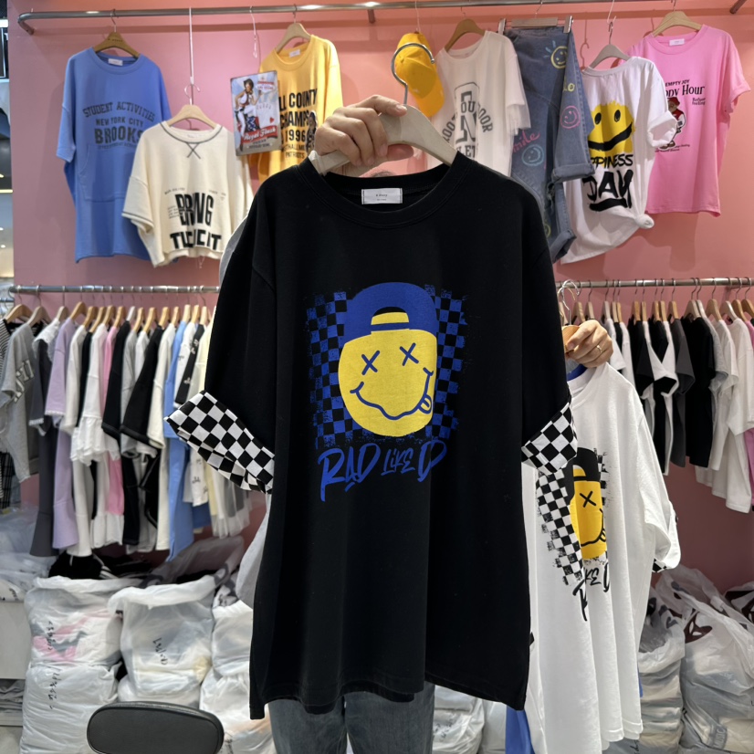 K STORY韓國直郵㊣東大門實拍女裝新品25春夏人氣時尚休閑T恤K STORYT恤圖色2