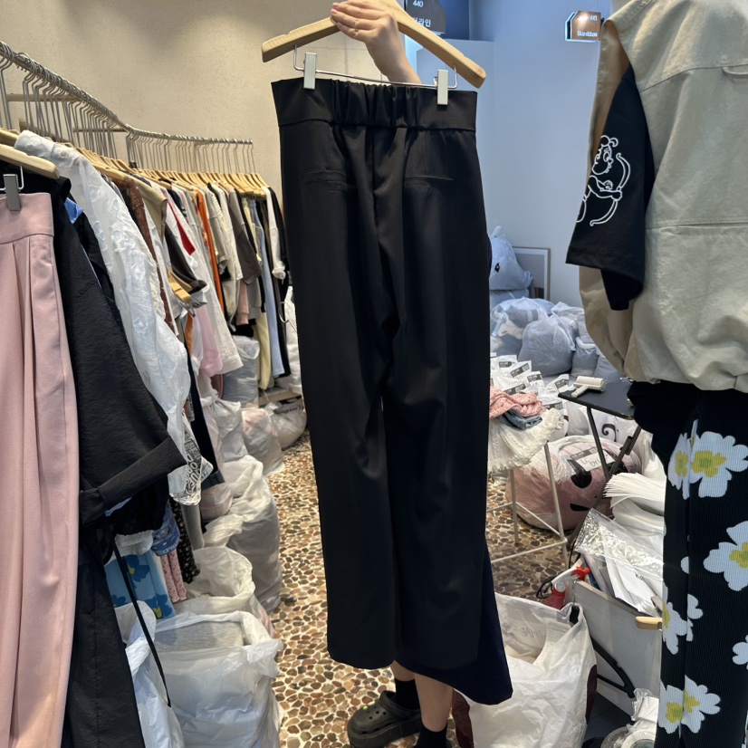 THE LINE-Q韓國直郵㊣東大門實拍女裝新品時尚25春夏休閑褲THE LINE-q休閑褲