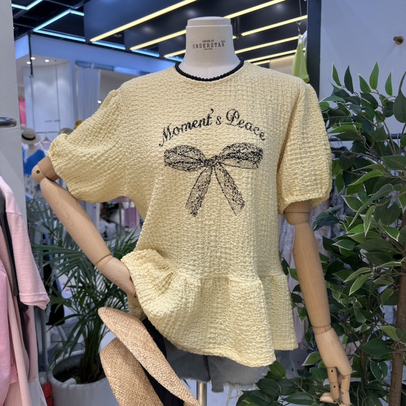 UNDERSTAR_VINTAGE韓國直郵㊣東大門實拍女裝新品25春夏T恤UNDERSTAR_VINTAGET恤圖色1