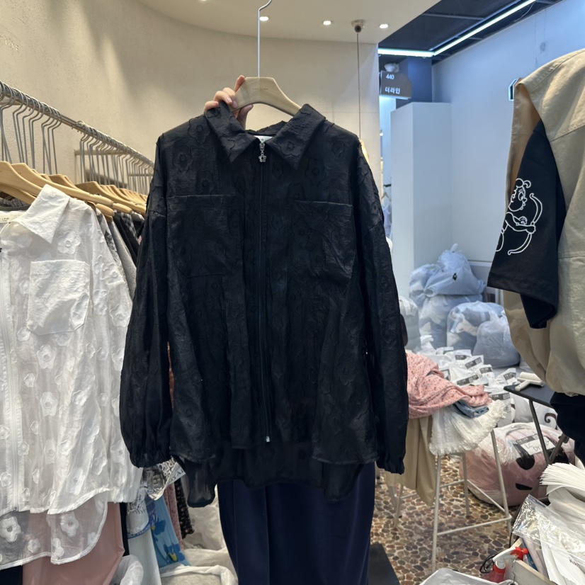 THE LINE-Q韓國直郵㊣東大門實拍女裝新品25春夏推薦夾克THE LINE-q夾克圖色2