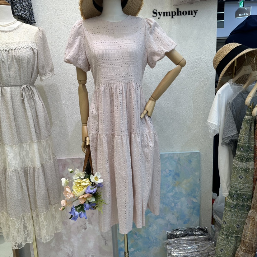 SYMPHONY韓國㊣直郵東大門代購女裝新款推薦熱賣25春夏連衣裙SYMPHONY連衣裙圖色1