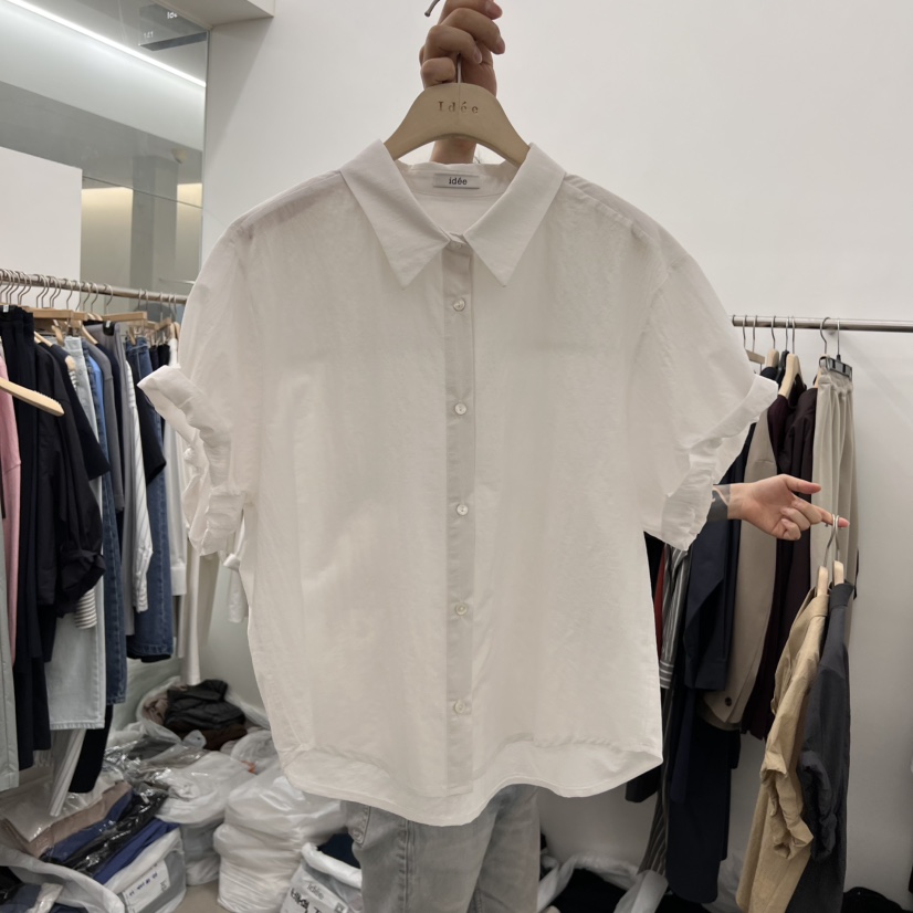 IDEE-A韓國直郵㊣東大門實拍女裝新品熱賣25春夏襯衫蕾絲衫IDEE-A襯衫/蕾絲衫圖色1