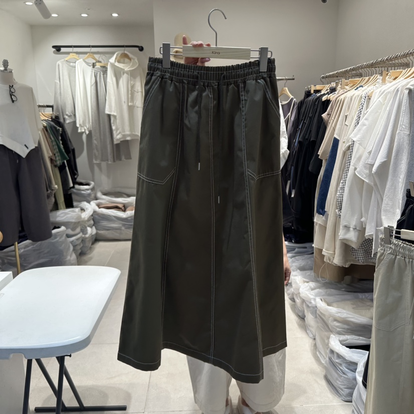 IN KIRA韓國直郵㊣女裝新品休閑25春夏時尚人氣熱賣推薦長裙IN KIRA長裙圖色2