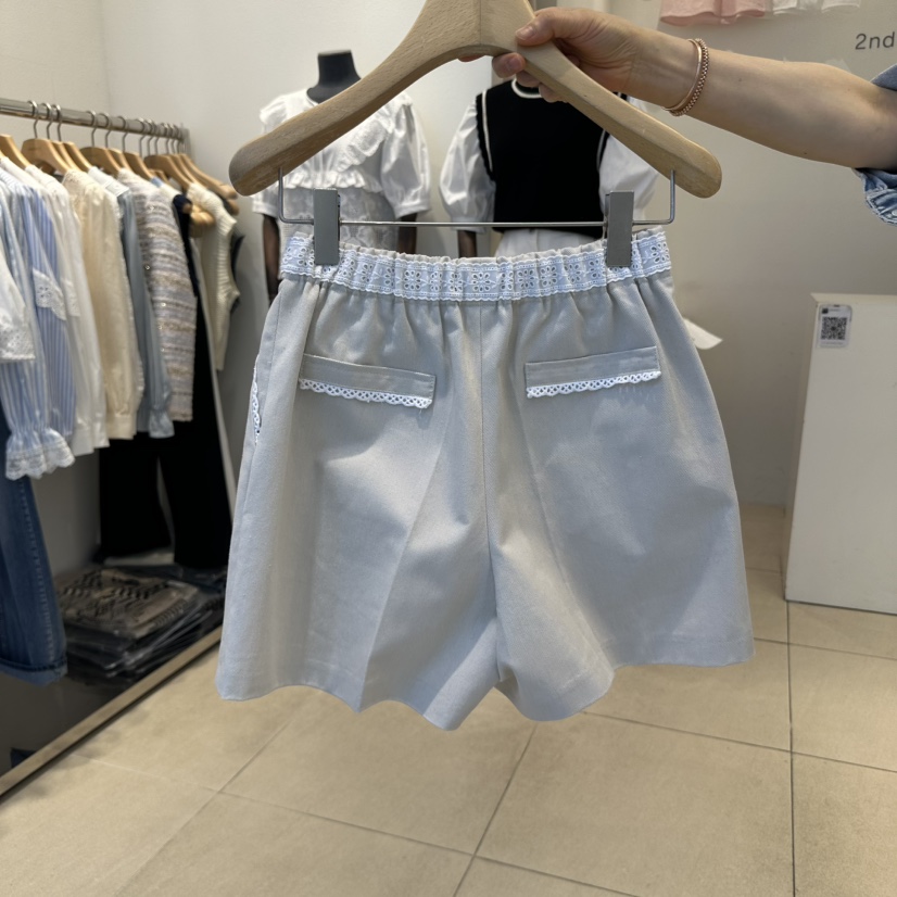 2nd B-S韓國㊣直郵東大門代購女裝新品熱賣休閑推薦25春夏短褲2nd B-S短褲