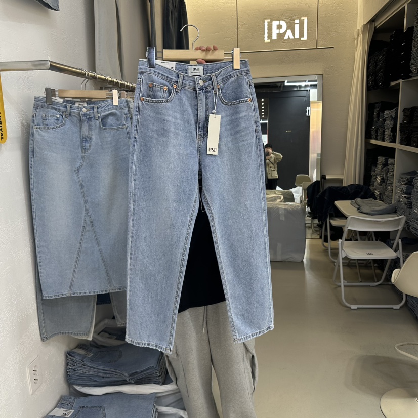 PAI韓國直郵㊣女裝新款熱賣休閑時尚推薦人氣25春夏牛仔褲PAI牛仔褲