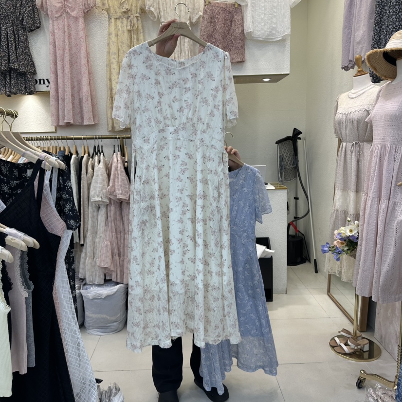 SYMPHONY韓國直郵㊣東大門實拍女裝新品25春夏推薦時尚連衣裙SYMPHONY連衣裙圖色2