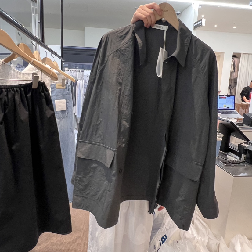 OBJECT韓國直郵㊣東大門實拍女裝新品時尚休閑人氣25春夏夾克OBJECT夾克圖色3