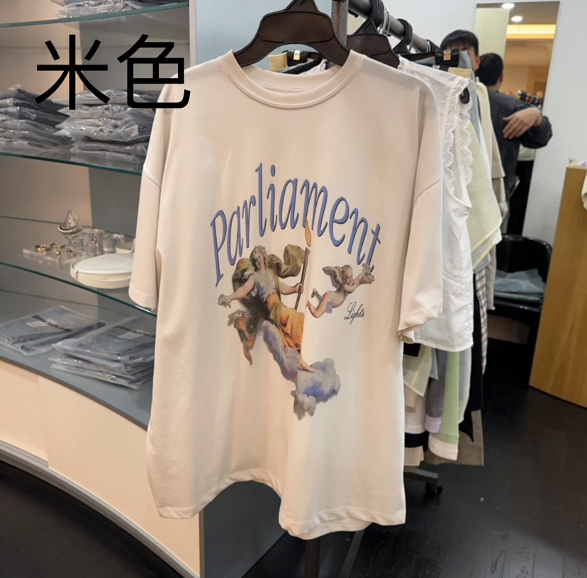 AIME HOPE MAKE直郵韓國代購㊣女裝新款推薦25春夏人氣T恤AIME HOPE MAKET恤圖色2