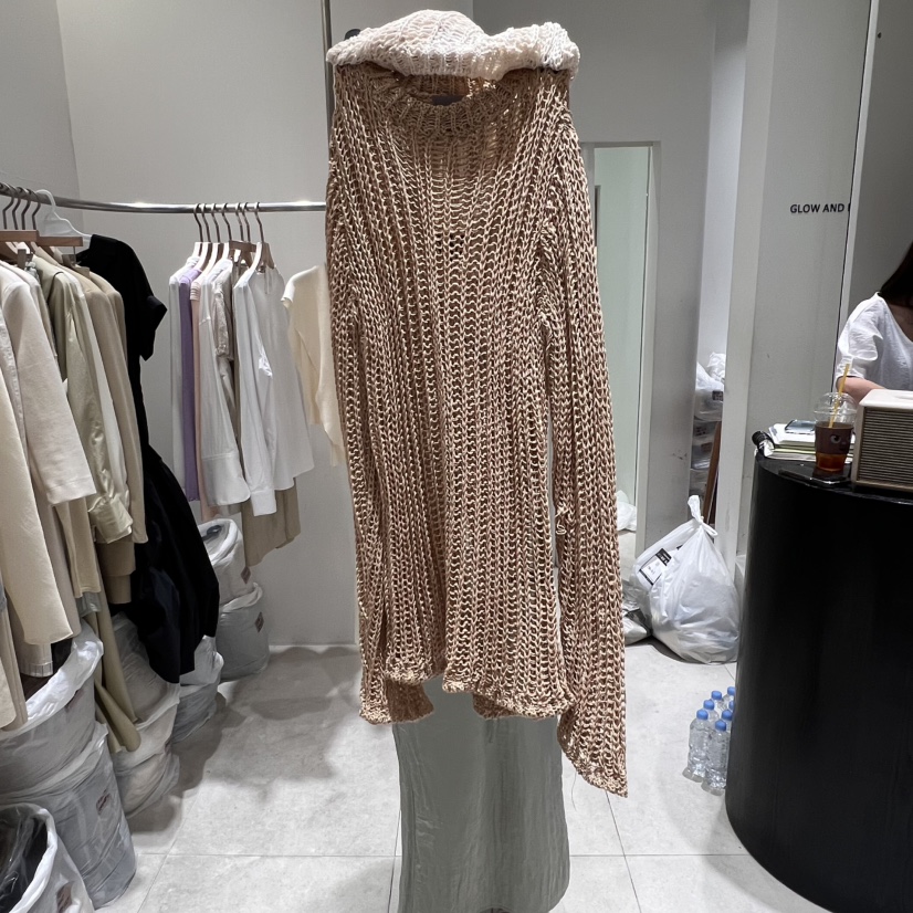 GLOW AND NYMPH韓國㊣直郵東大門代購女裝新品時尚針織衫GLOW AND NYMPH針織衫