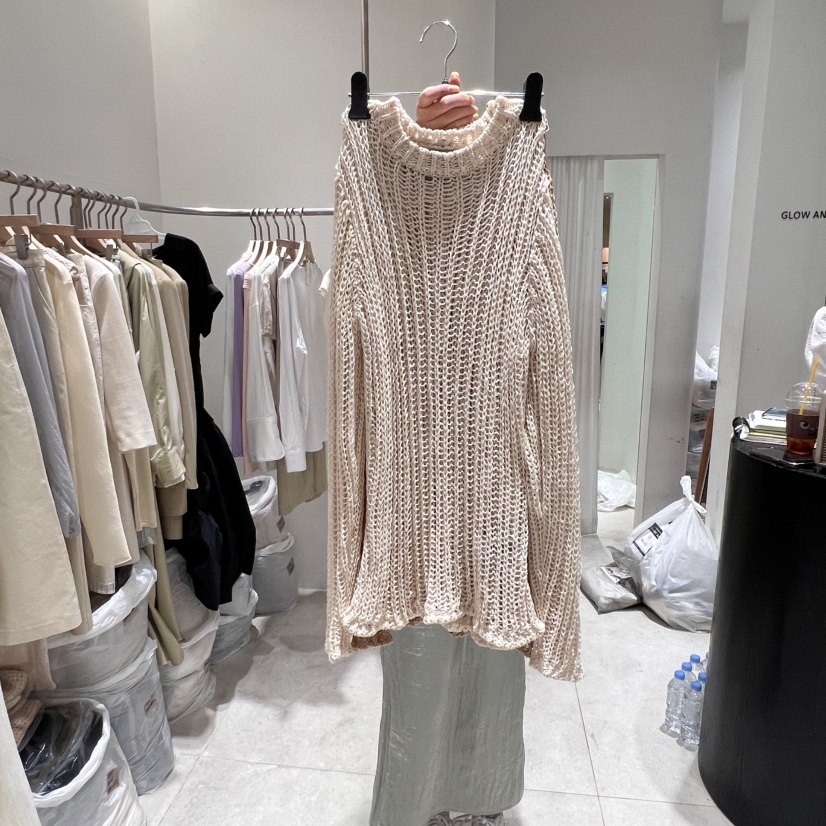 GLOW AND NYMPH韓國㊣直郵東大門代購女裝新品時尚針織衫GLOW AND NYMPH針織衫圖色2