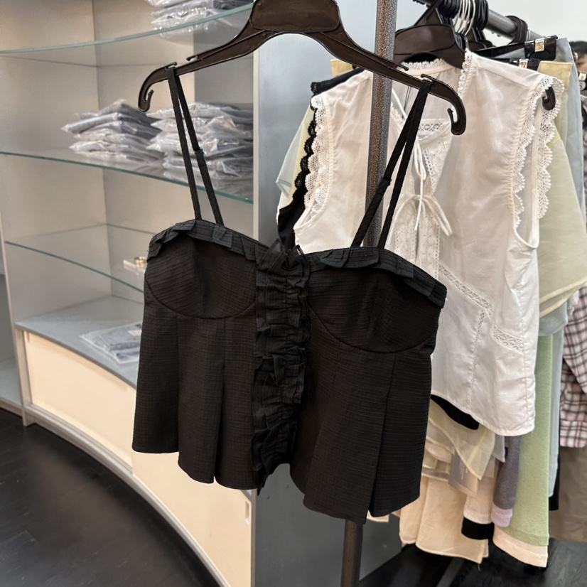 AIME HOPE MAKE韓國㊣直郵東大門代購女裝新品休閑吊帶背心AIME HOPE MAKE吊帶/背心圖色2