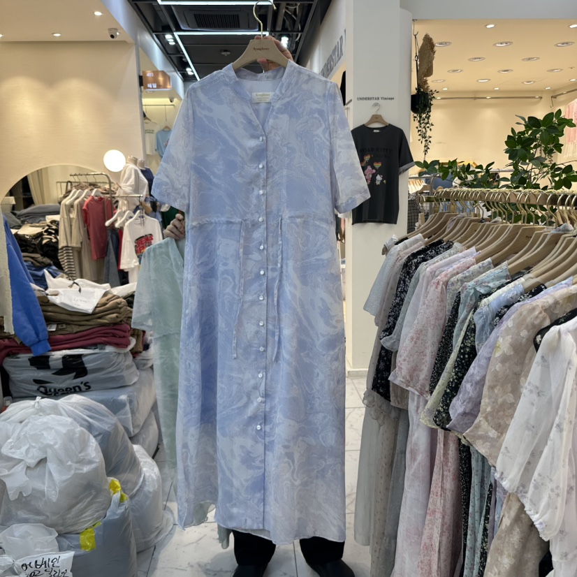 SYMPHONY直郵韓國代購㊣女裝新品時尚人氣推薦熱賣連衣裙腰帶SYMPHONY連衣裙圖色3