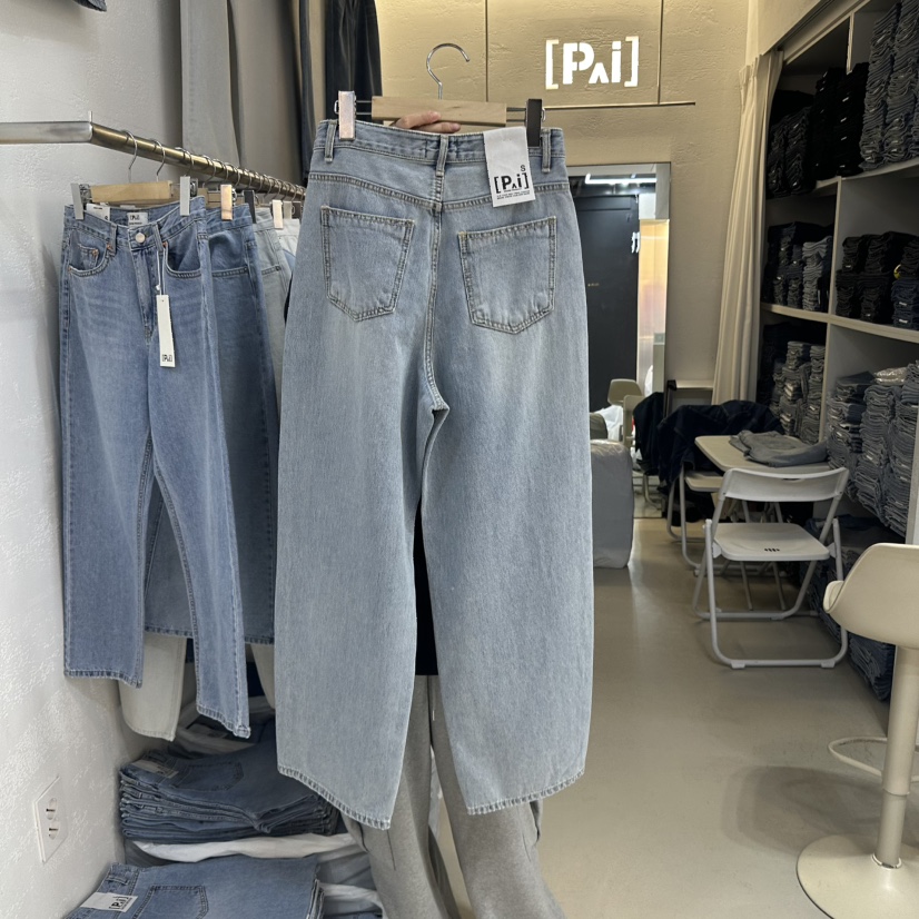 PAI韓國直郵㊣女裝新品休閑推薦25春夏時尚熱賣人氣牛仔褲PAI牛仔褲