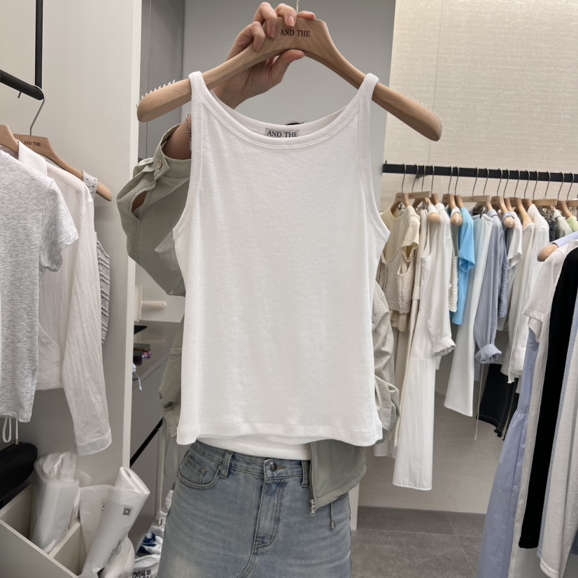 AND THE韓國㊣直郵東大門代購女裝新品人氣熱賣時尚吊帶背心AND THE吊帶/背心
