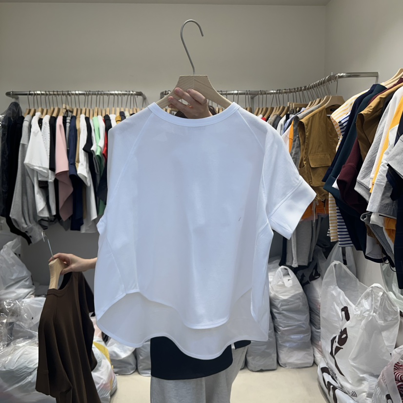 DA YLOG韓國直郵㊣女裝新品熱賣人氣時尚推薦25春夏T恤插肩DA YLOGT恤圖色3