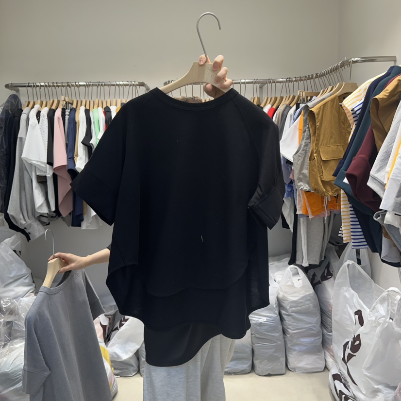 DA YLOG韓國直郵㊣女裝新品熱賣人氣時尚推薦25春夏T恤插肩DA YLOGT恤圖色5