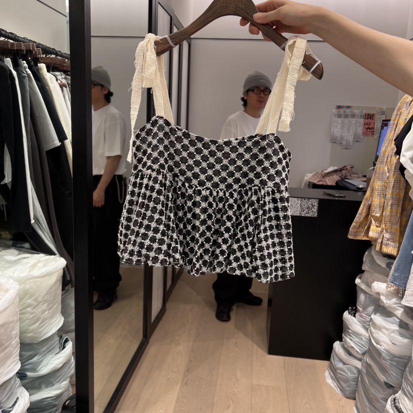 LOVE PULL韓國㊣直郵東大門代購女裝新款時尚人氣吊帶背心LOVE PULL吊帶/背心