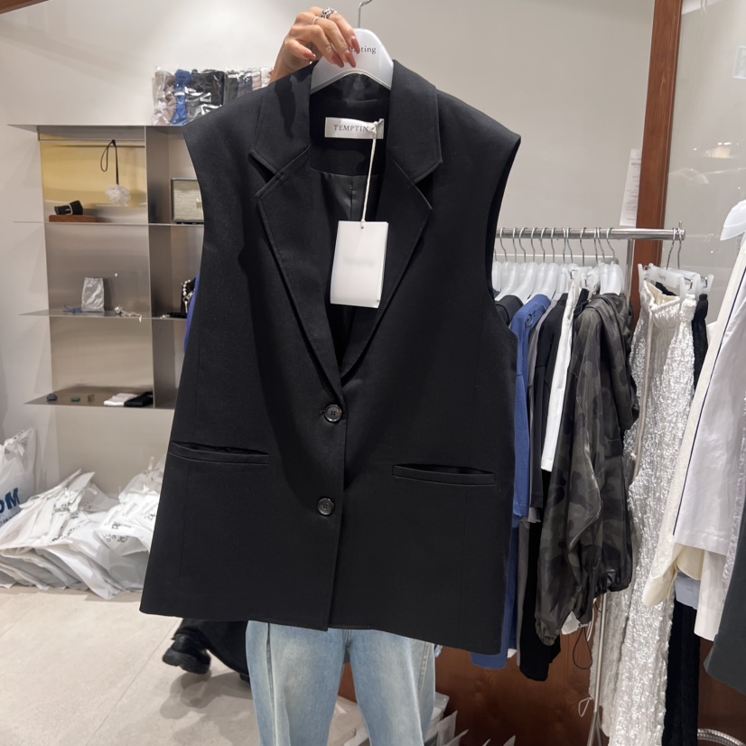 TEMPTING直郵韓國代購㊣女裝新品休閑熱賣推薦人氣25春夏馬甲TEMPTING馬甲圖色2