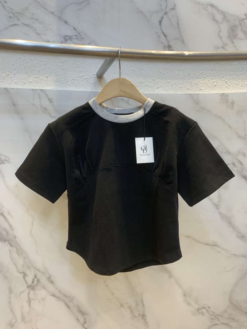 OLIVE TrEE直郵韓國代購㊣女裝新品人氣休閑熱賣時尚25春夏T恤OLIVE TrEET恤圖色4
