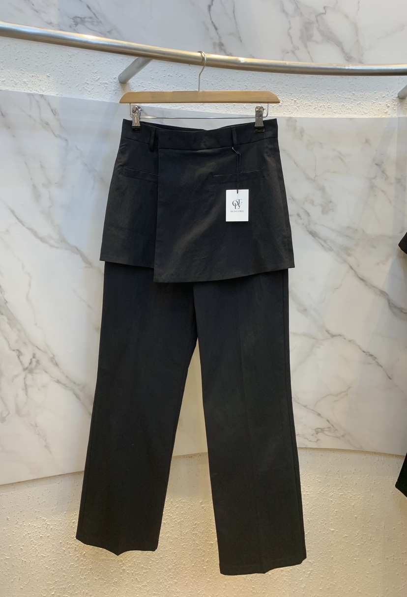 OLIVE TrEE韓國直郵㊣東大門實拍女裝新品休閑熱賣人氣裙褲OLIVE TrEE裙褲圖色2